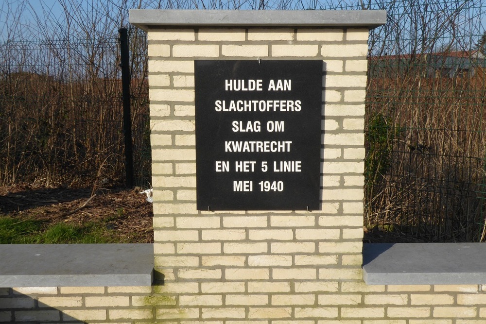 Gedenkteken 5de Linieregiment  Kwatrecht #4