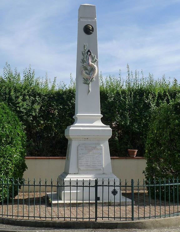 Monument Eerste Wereldoorlog Montclar-Lauragais