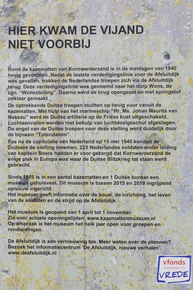 Informatiebord 'Hier kwam de vijand niet voorbij' #3