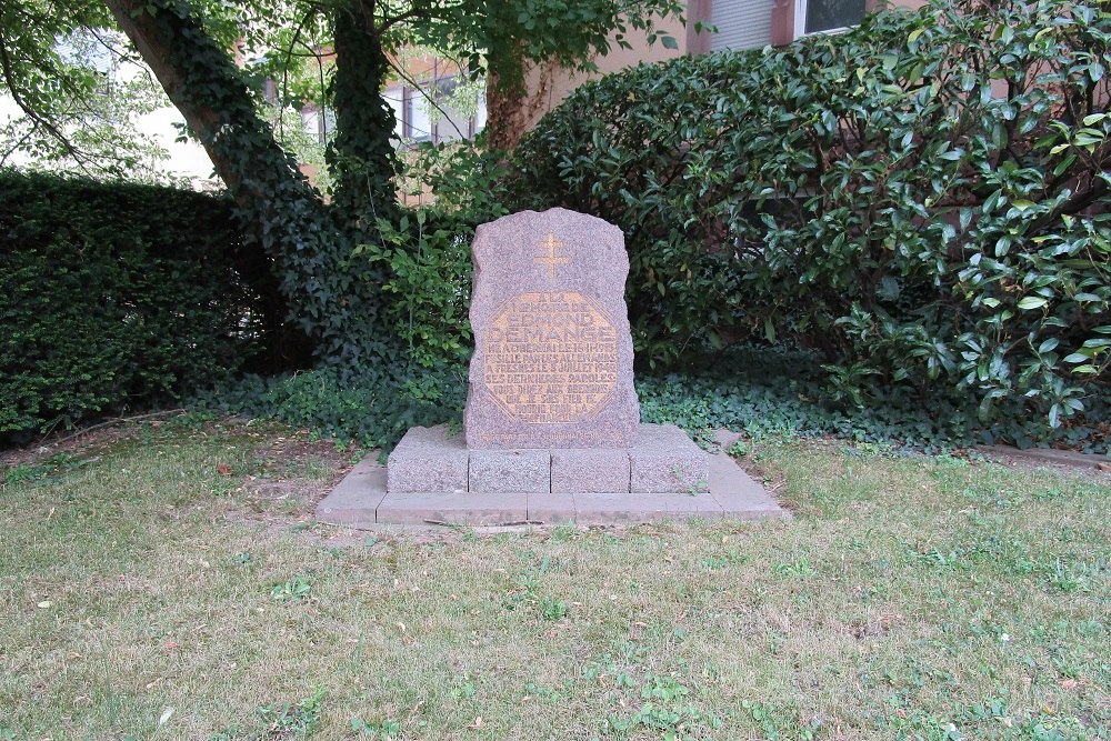 Memorial stone Eugne DEMANGE
