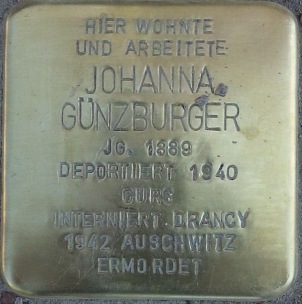 Stolpersteine Bahnhofstrae 25 #2