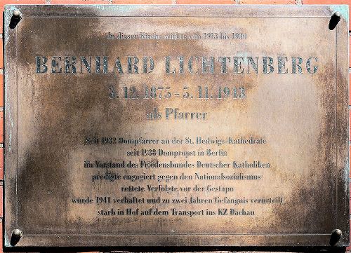 Gedenkteken Bernhard Lichtenberg