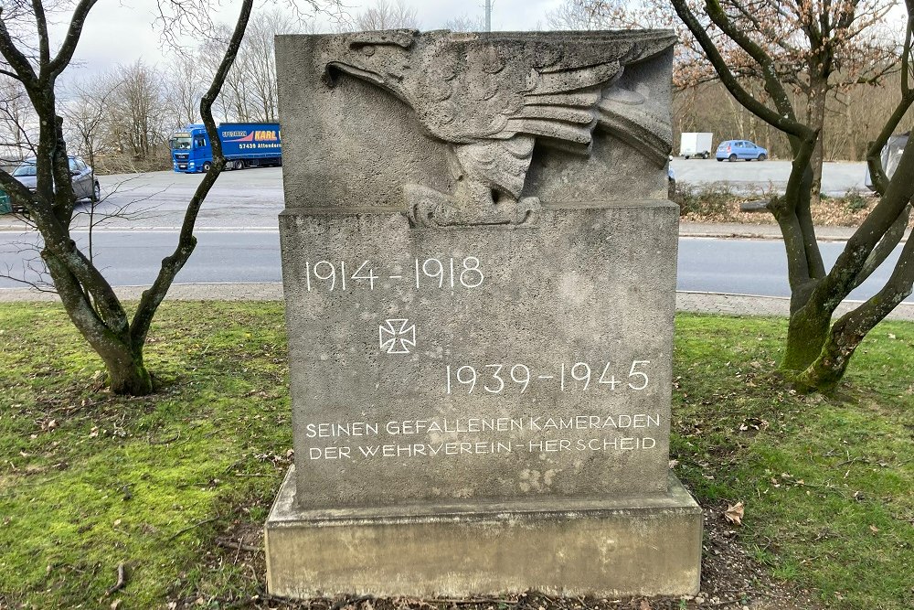 First And Second World War Memorial Herscheid