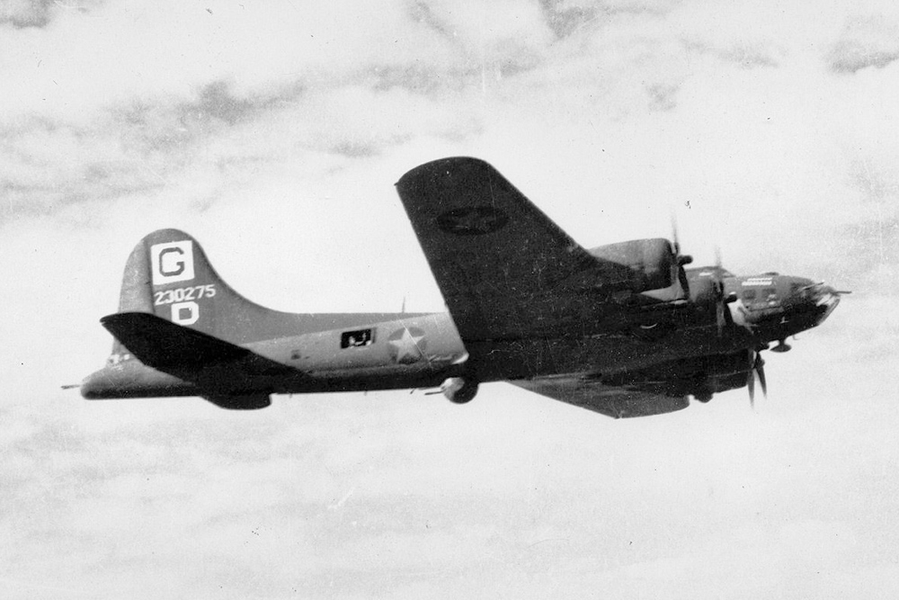 Crashlocatie B-17F-25-BO 