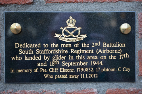 Memorial 2nd Battalion South Staffordshire Regiment