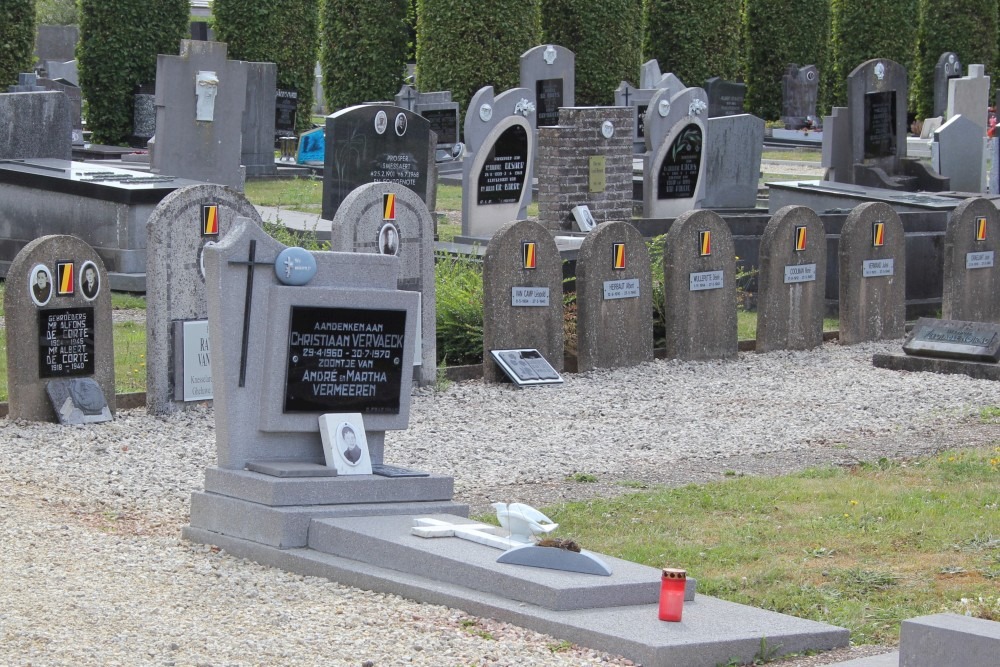 Belgische Oorlogsgraven Knesselare