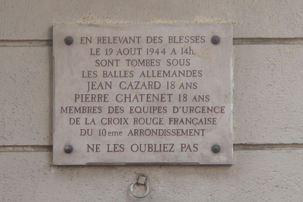 Memorial Jean Cazard en Pierre Chatenet