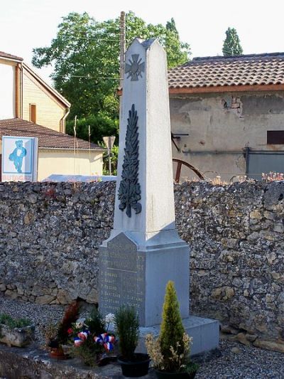 Monument Eerste Wereldoorlog Bassanne