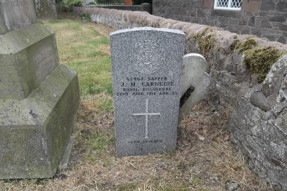 Commonwealth War Grave Marykirk Parish Churchyard