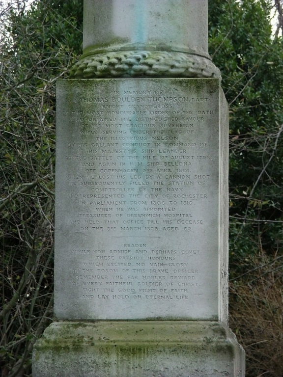 Monument Sir Thomas Boulton Thompson