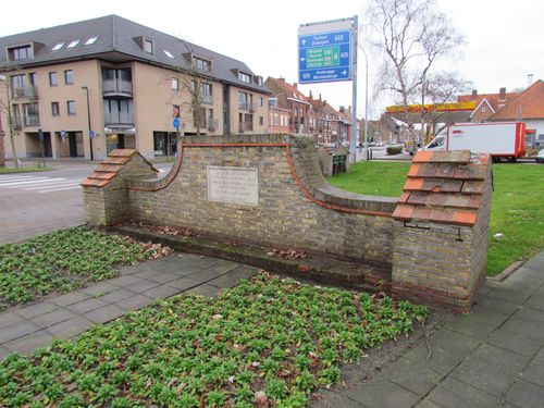 Monument Vermoorde Burgers Brugge