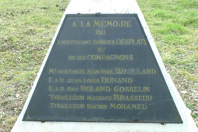 Memorial Victims Battle of Saumur