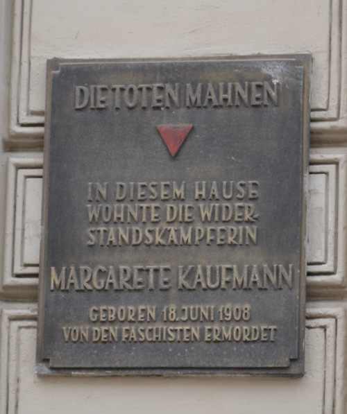 Gedenkteken Margarete Kaufmann