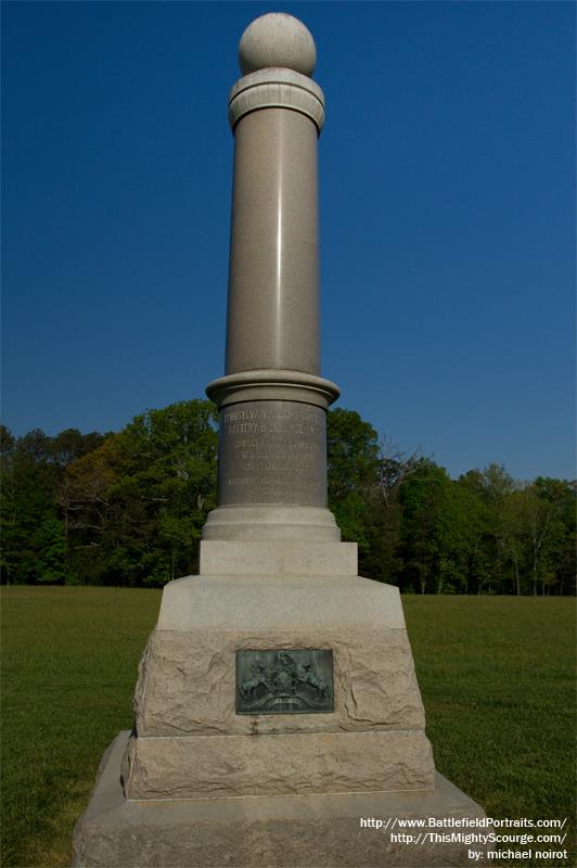 Monument 26th Pennsylvania Artillery - Battery B