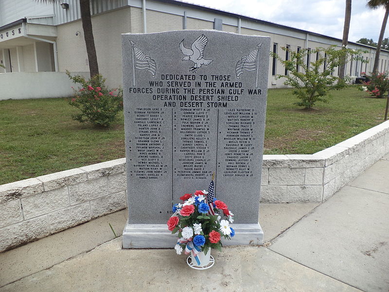 Monument Golfoorlog Dixie County