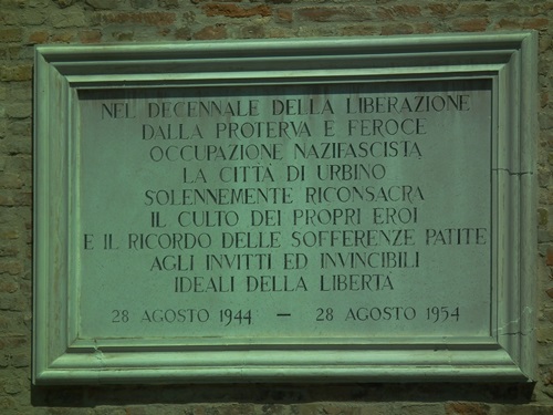 Remembrance Memorial Urbino