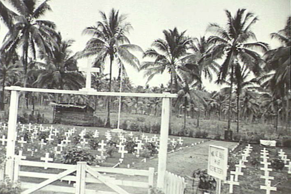 Location Milne Bay War Cemetery