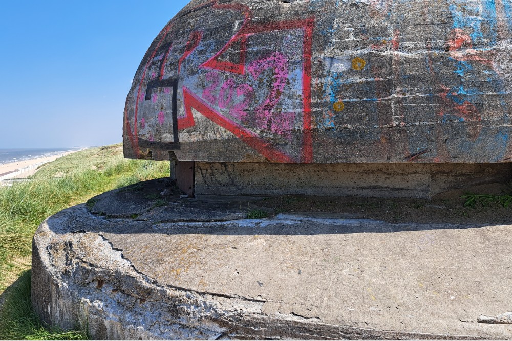 Duitse Bunker Batterij E 690 Sttzpunkt Bruchmller