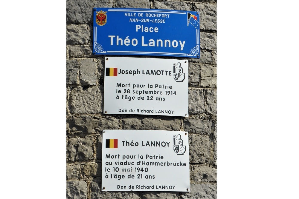 Gedenkteken voor Joseph Lamotte en Tho Lannoy