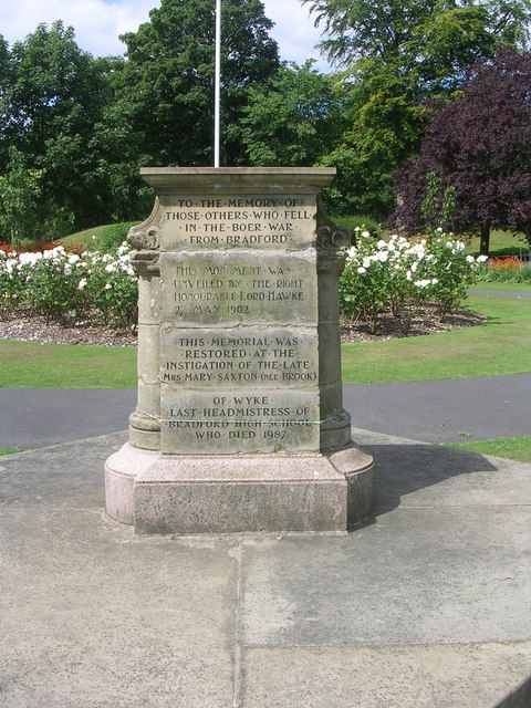 Boer War Memorial Bradford