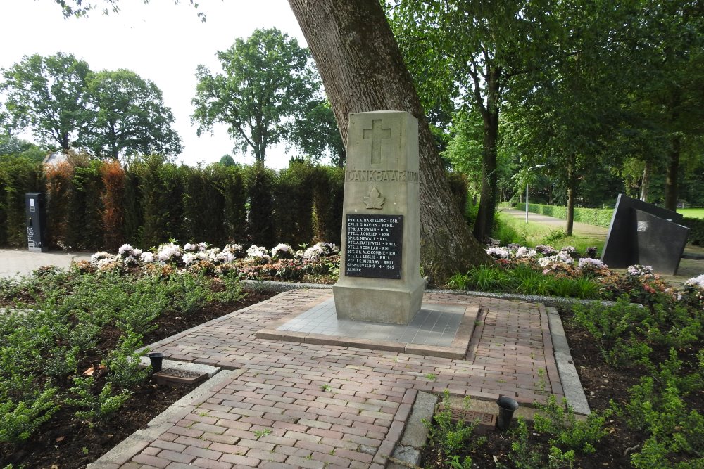Memorial Killed Canadian Soldiers
