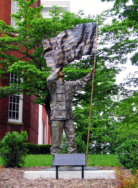 Veteran's Statue Cookeville