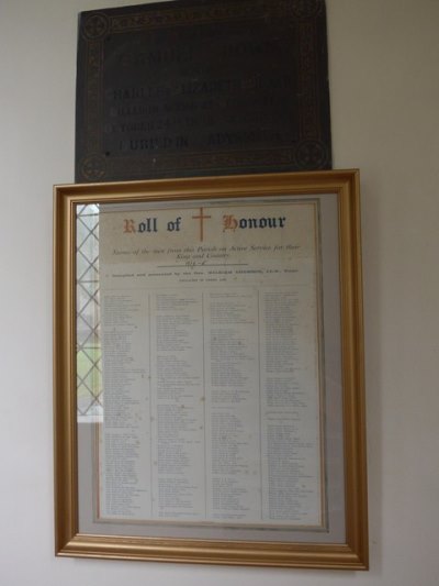 Roll of Honour St. Mary the Virgin and St. Mary Magdalen Church
