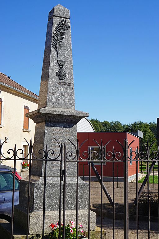 Monument Eerste Wereldoorlog La Corbire