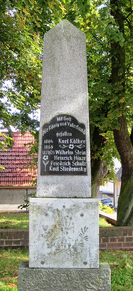 Monument Oorlogen van 1864, 1866 en 1870-1871 Flecken Zechlin