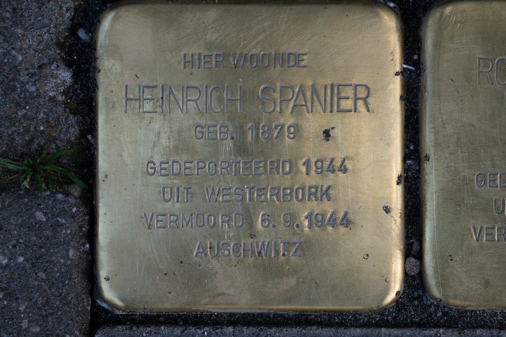 Stolpersteine Keizerstraat 21 (nu Keizerstraat 10) #2