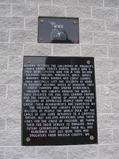 War Memorial Raleigh County