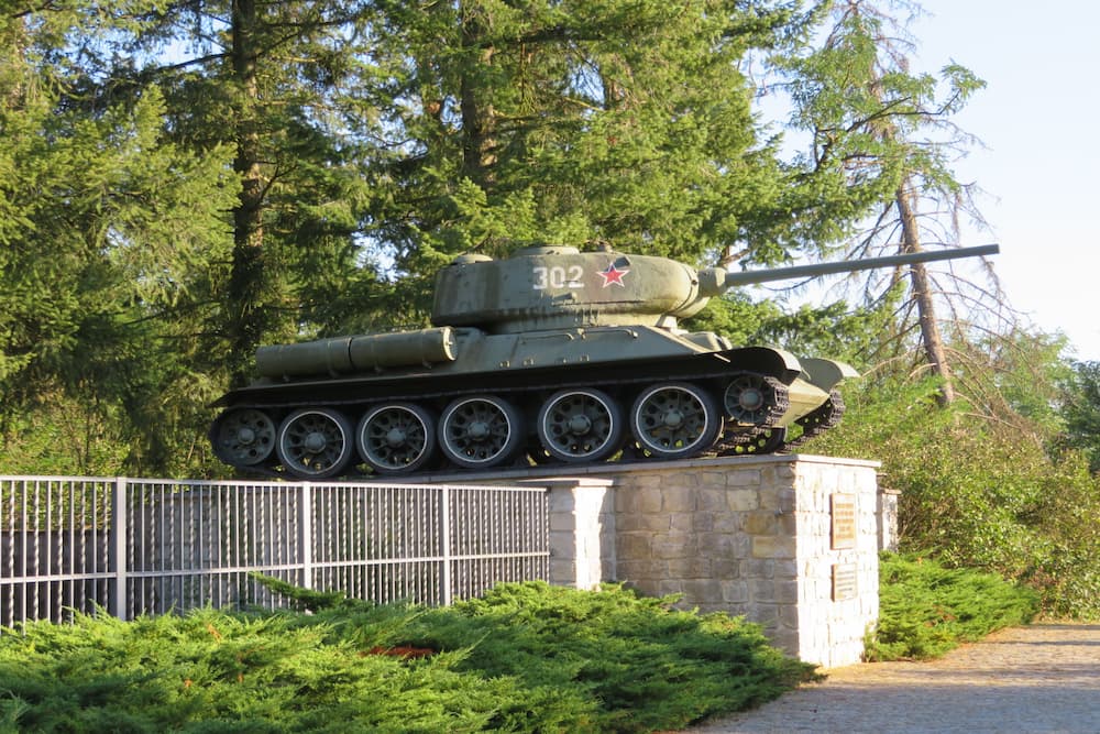 T-34/85 Tanks Soviet War Cemetery Baruth #2