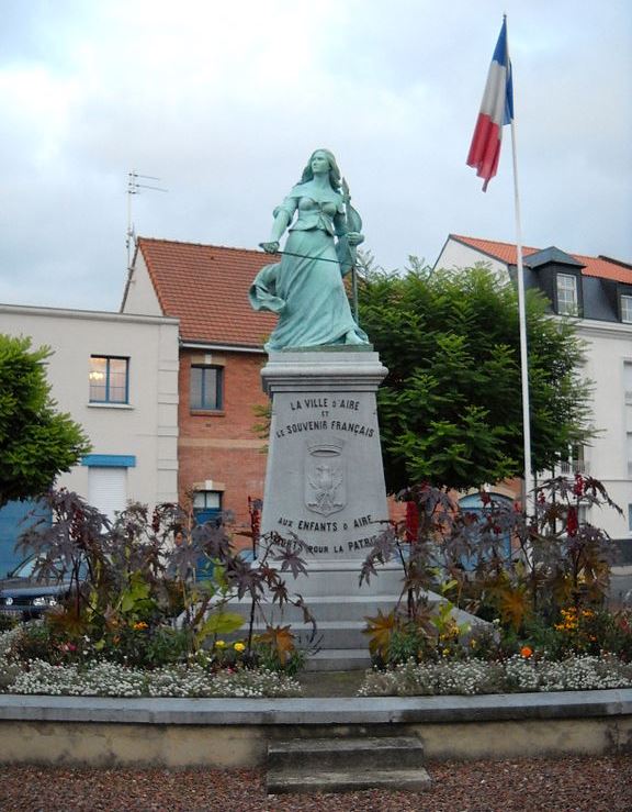 Monument Oorlogen 19e Eeuw Aire-sur-la-Lys