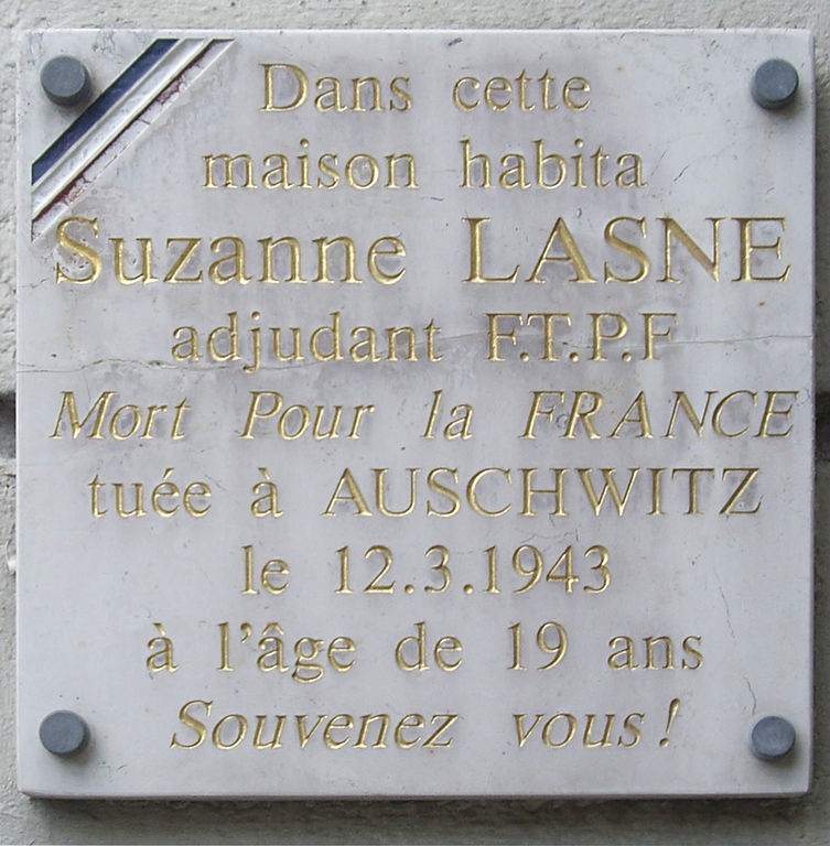 Memorial Suzanne Lasne