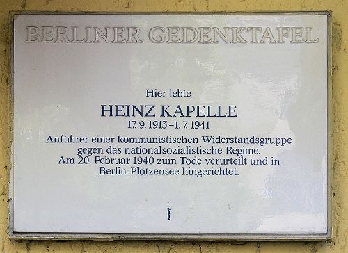 Gedenkteken Heinz Kapelle