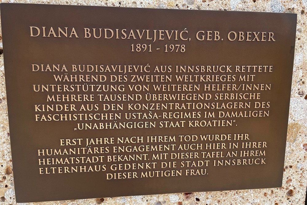 Gedenkteken Diana Budisavljević