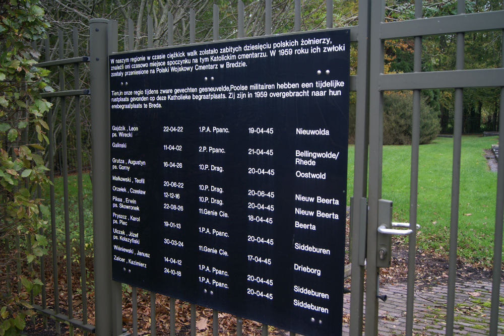 Monument Poolse Militairen Winschoten