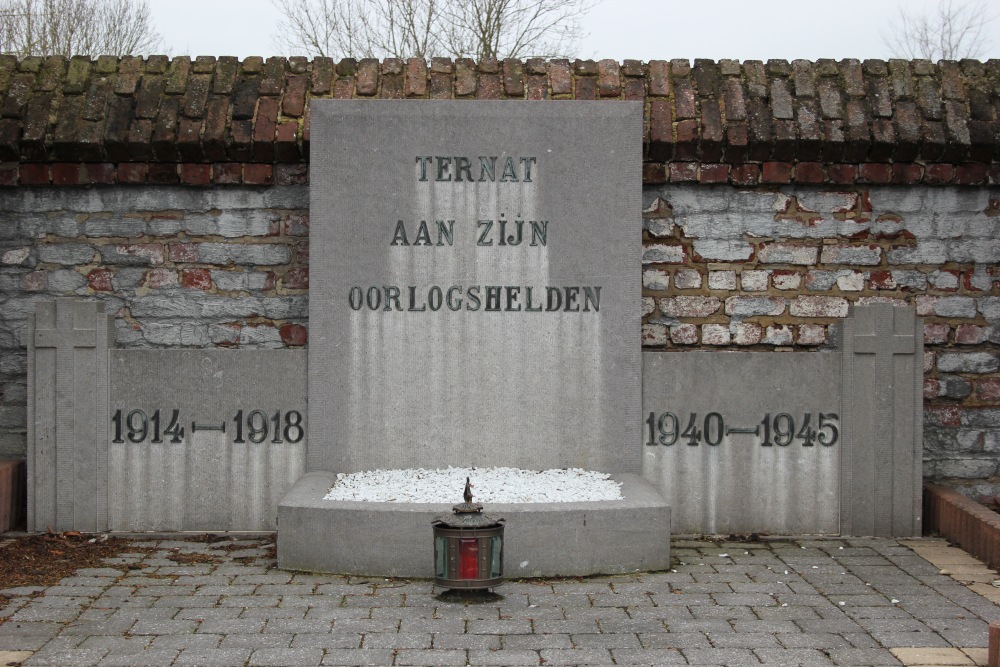 Oorlogsmonument Begraafplaats Ternat #2