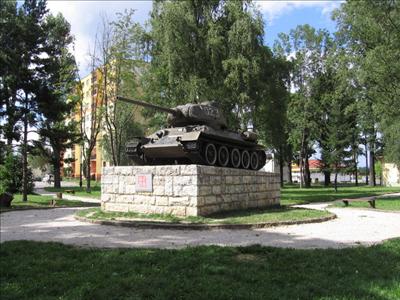 Bevrijdingsmonument (T-34/85 Tank) Kezmarok