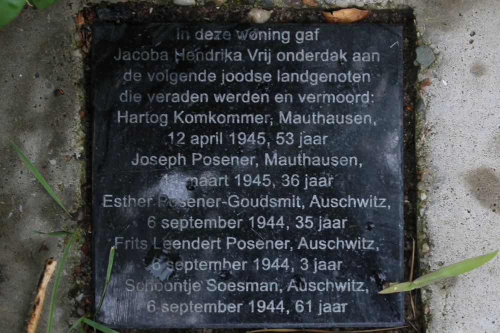 Memorial Stones Frank van Borselenlaan 4 #2