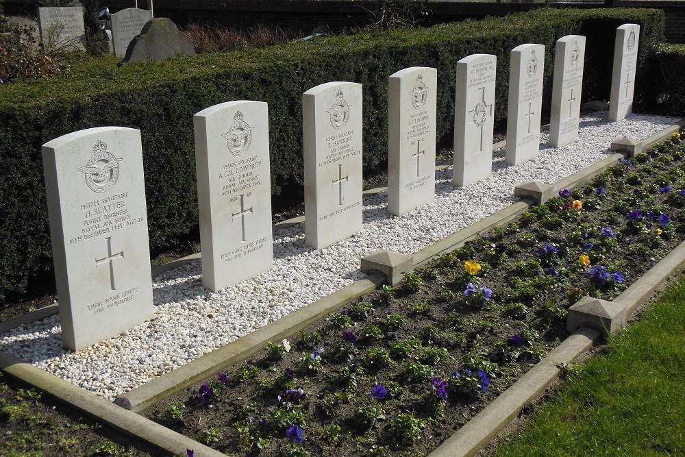 Commonwealth War Graves Protestant Churchyard Heemskerk