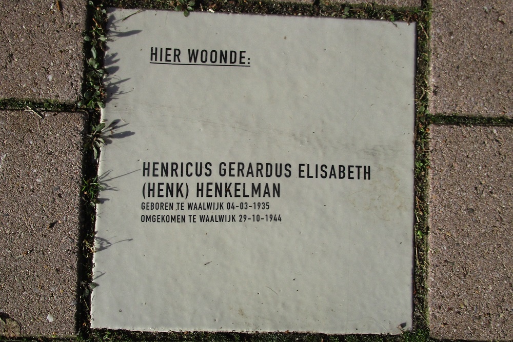 Memorial Stone Sint Crispijnstraat 36
