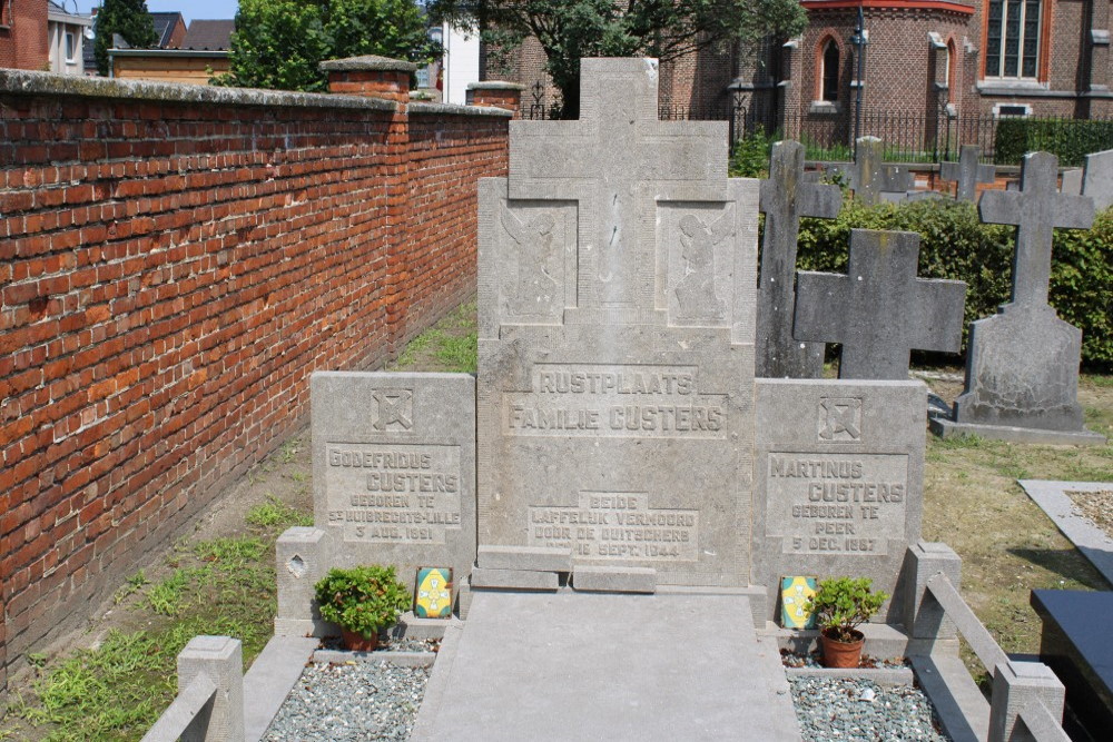 Belgische Oorlogsgraven Sint-Huibrechts-Lille	