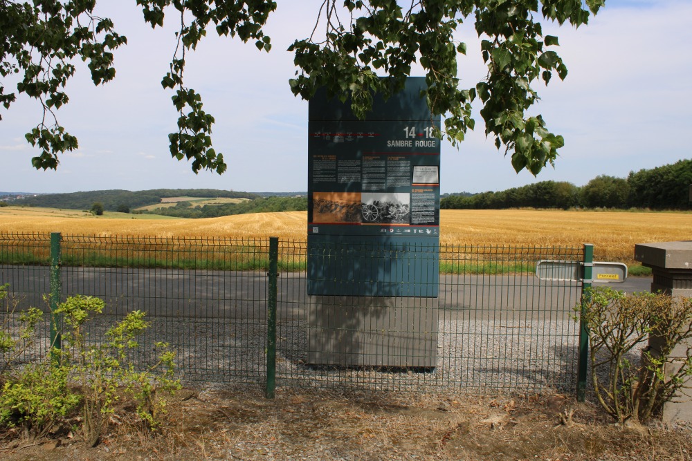 Informatiebord 14-18 Sambre Rouge - De Vergeten Gevechten Van De Samber