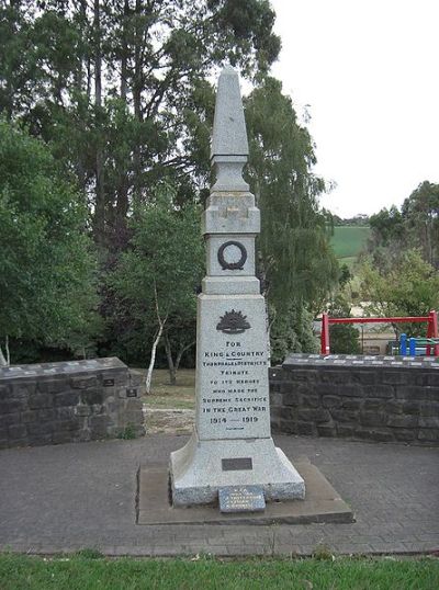 War Memorial Thorpdale