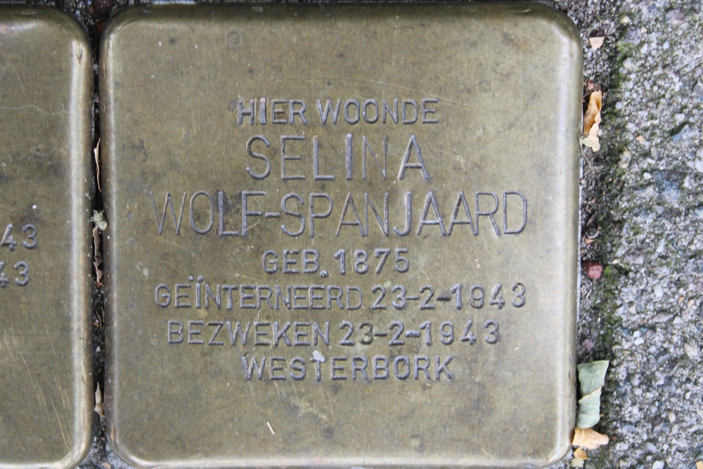 Stolpersteine Oude IJsselstraat 22 #3