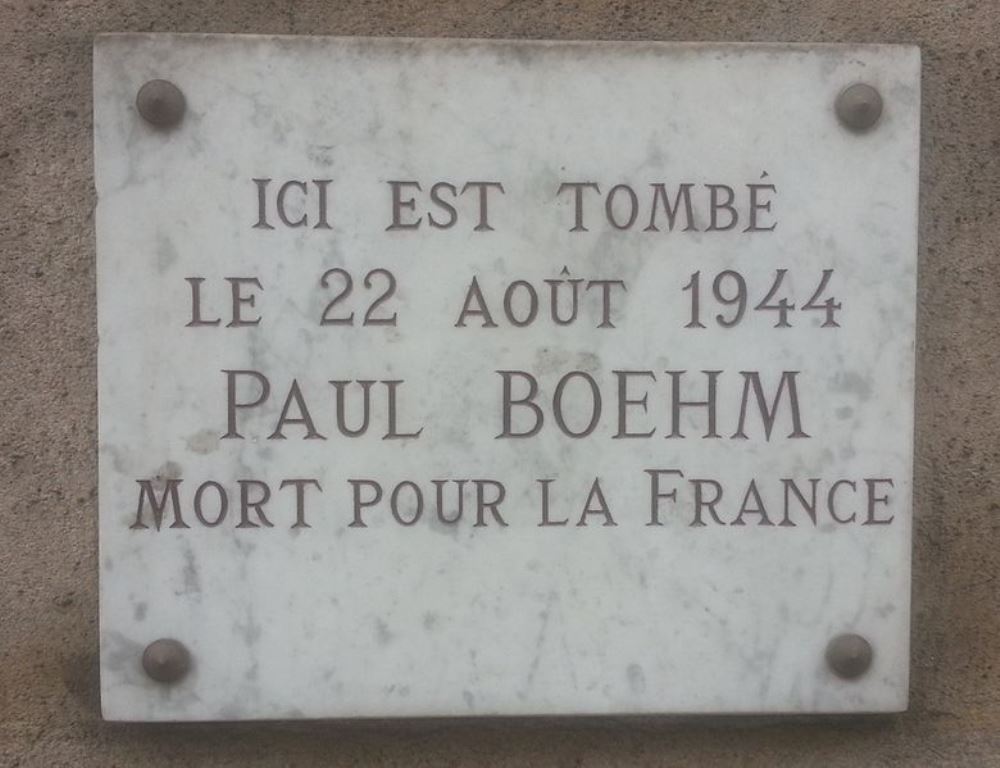 Gedenkteken Paul Boehm