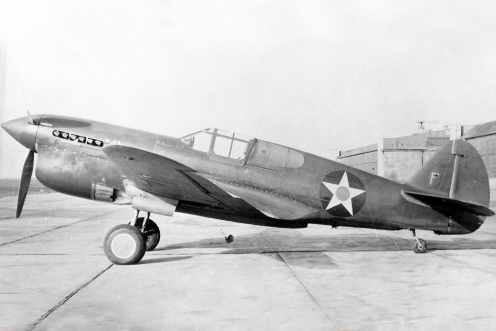 Crashlocatie P-40F Warhawk 41-14205 