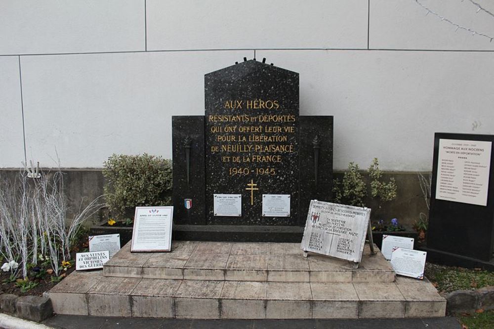 Memorial Deported Residents Neuilly-Plaisance