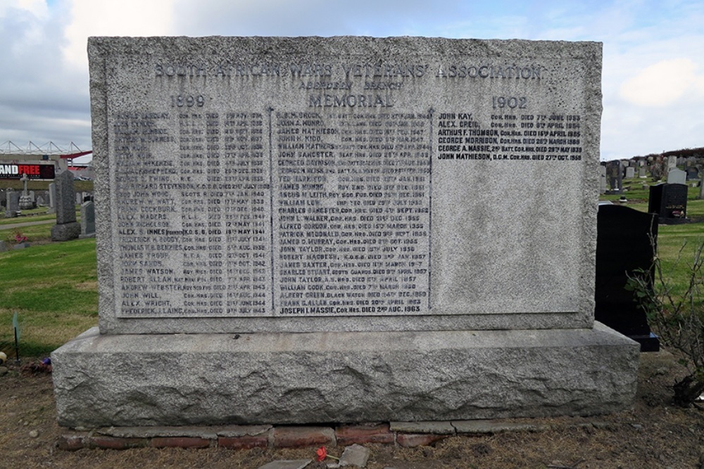 Monument Boerenoorlog South African War Veterans' Association